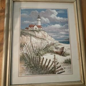 🌻Lighthouse beach print
